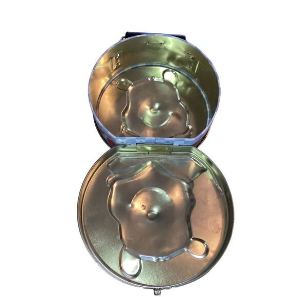 Vintage Winnie The Pooh Tin Storage Container Mini Lunch Box - Picture 6 of 10